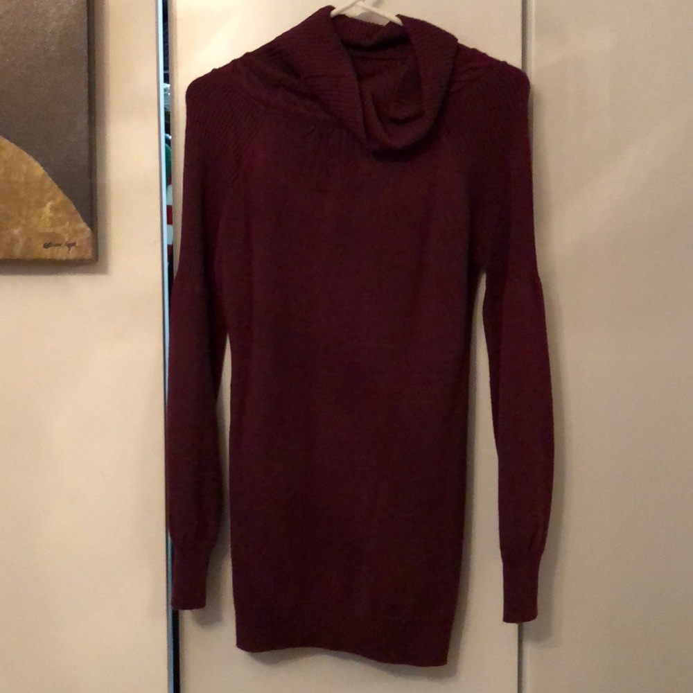 Plum sweater tunic